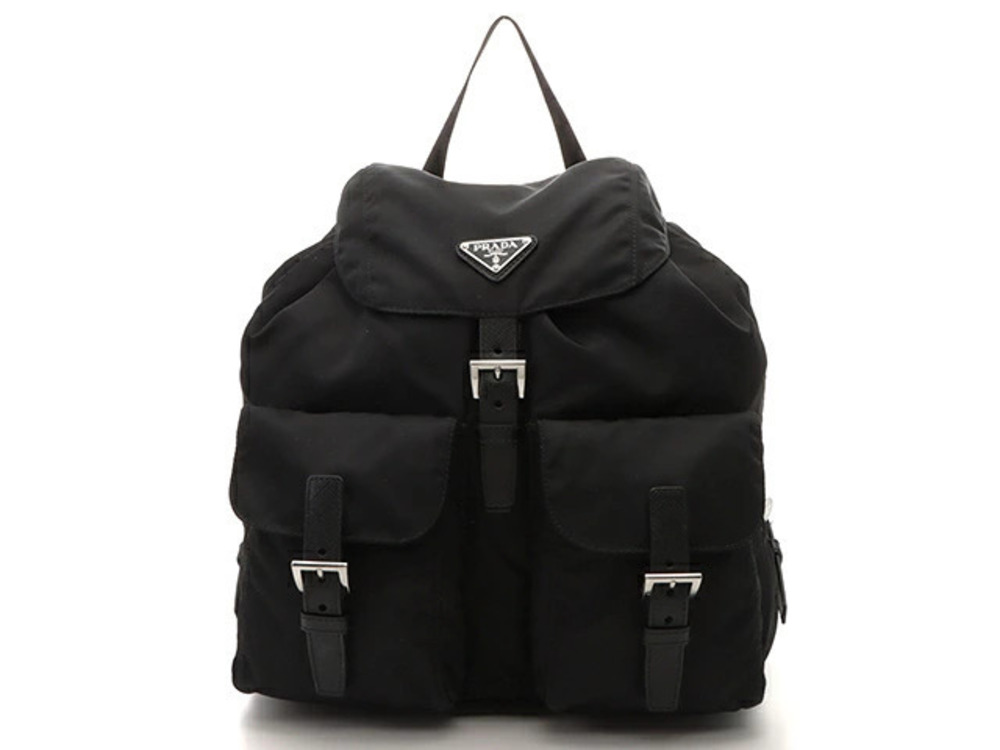 Prada bag backpack black